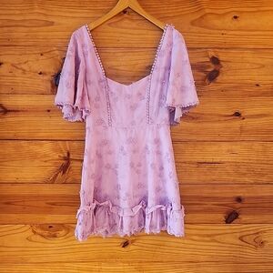 Showpo Lavender Floral  Dress 6